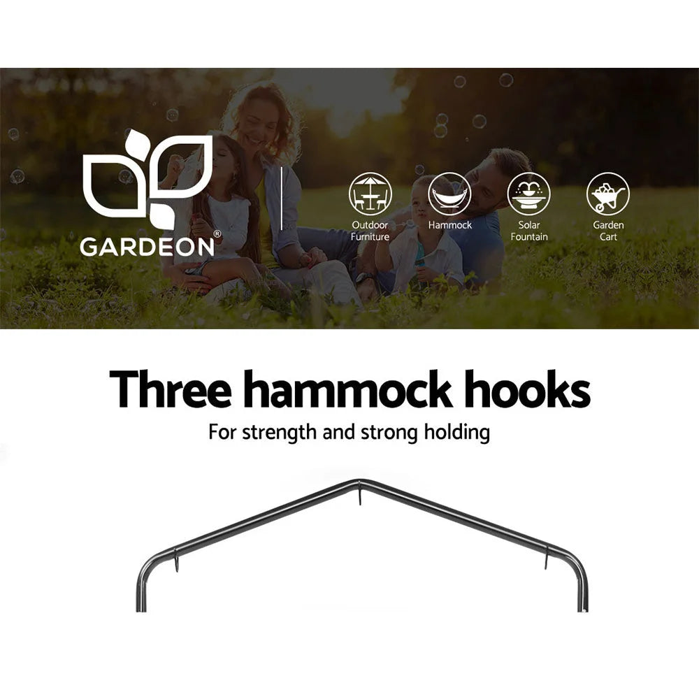 Outdoor Hammock Chair with Stand - Cotton Swing Relax