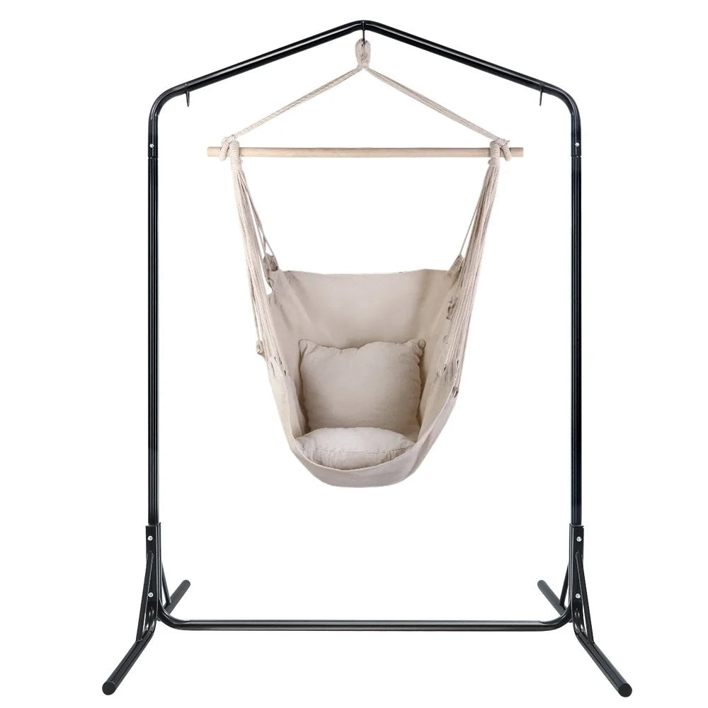 Outdoor Hammock Chair with Stand - Hanging Hammock