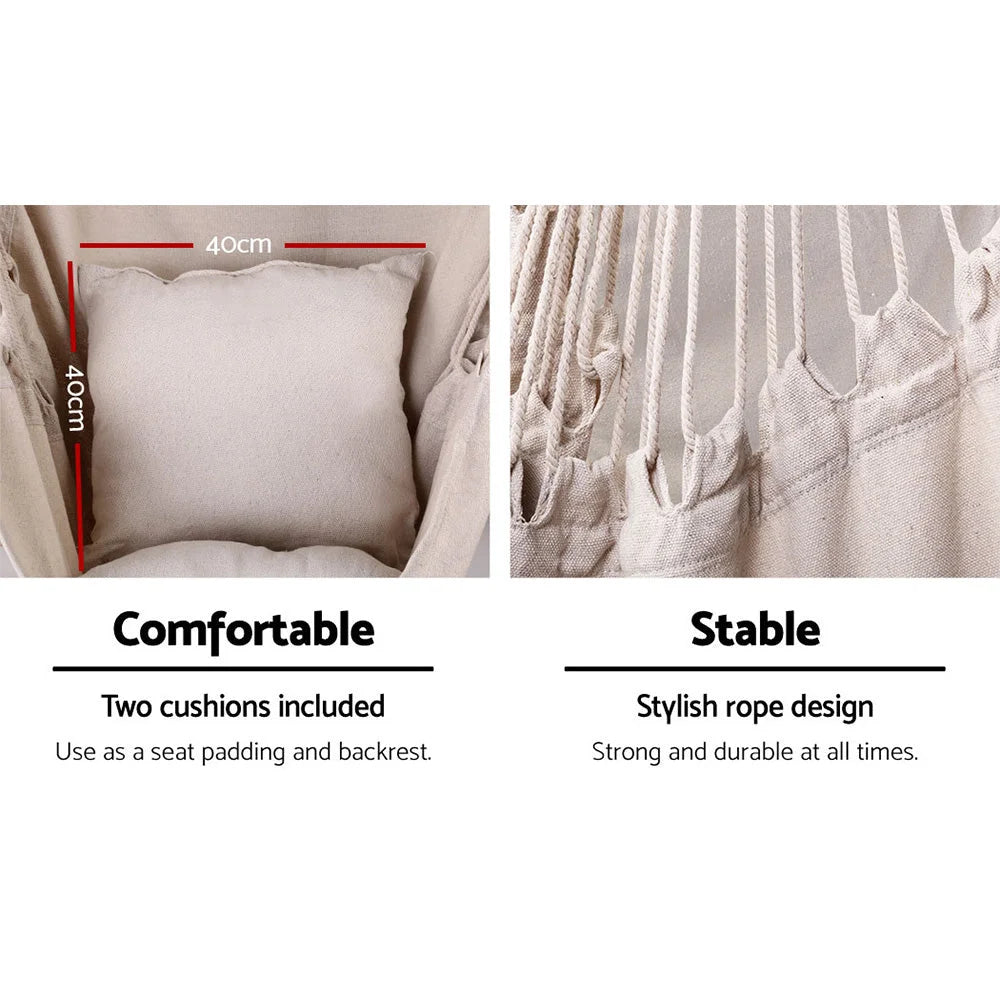 Outdoor Hammock Chair with Stand - Hanging Hammock