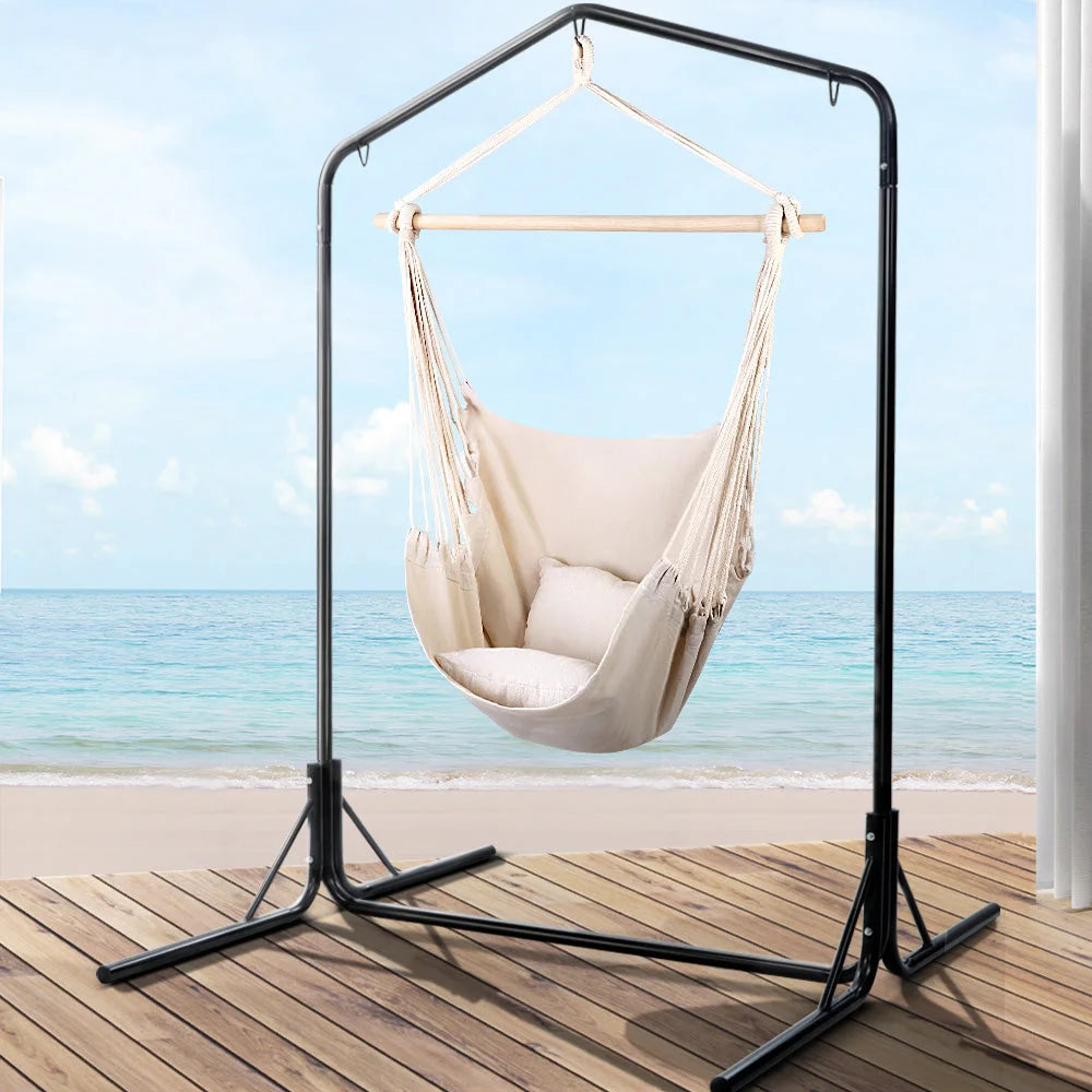 Outdoor Hammock Chair with Stand - Hanging Hammock