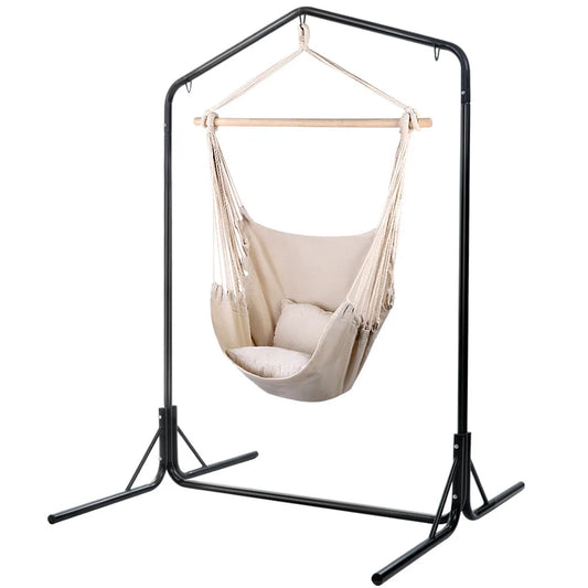 Outdoor Hammock Chair with Stand - Hanging Hammock