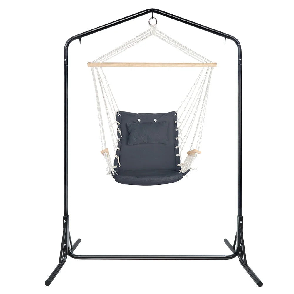 Outdoor Hammock Chair with Stand - Swing Hanging Hammock