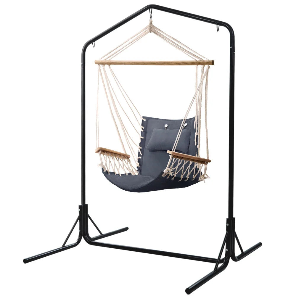 Outdoor Hammock Chair with Stand - Swing Hanging Hammock
