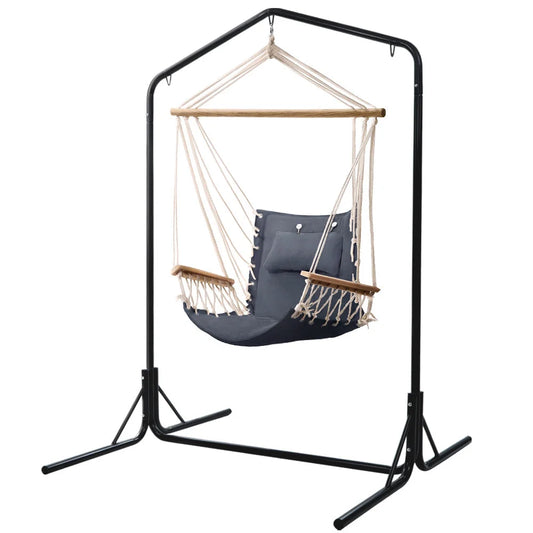 Outdoor Hammock Chair with Stand - Swing Hanging Hammock
