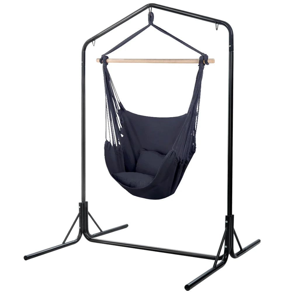 Outdoor Hammock Chair with Stand - Swing Hanging Hammock