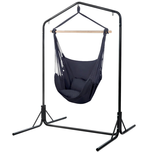 Outdoor Hammock Chair with Stand - Swing Hanging Hammock