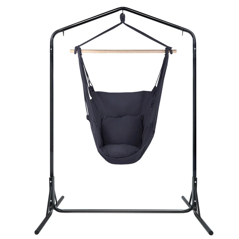 Outdoor Hammock Chair with Stand - Swing Hanging Hammock