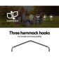 Outdoor Hammock Chair with Stand - Tassel Hanging Rope