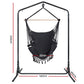 Outdoor Hammock Chair with Stand - Tassel Hanging Rope
