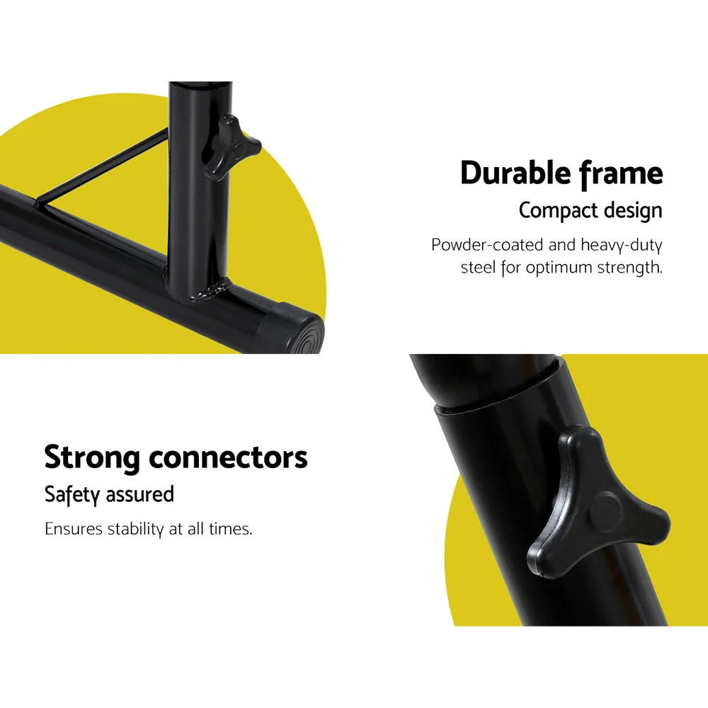 Outdoor Hammock Chair with Steel Stand - Cotton Swing