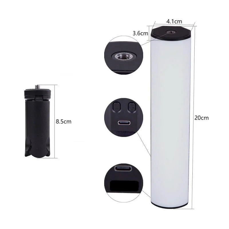 Outdoor Handheld Rgb Led Stick Light for Photography