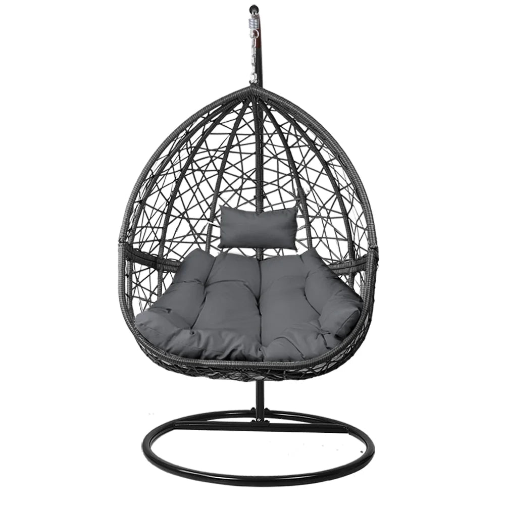 Outdoor Hanging Swing Chair - Black - Hammocks