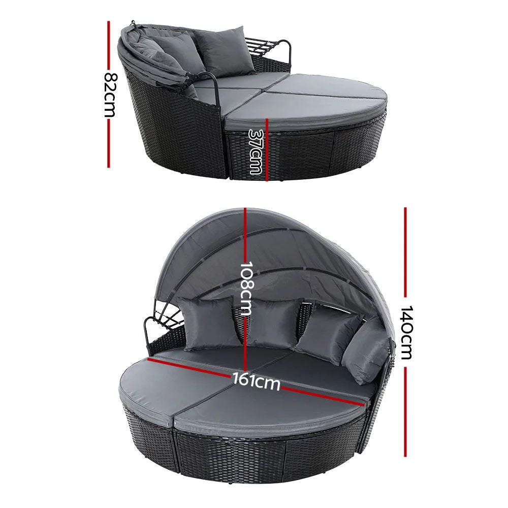 Outdoor Lounge Setting Patio Furniture Sofa Wicker Garden