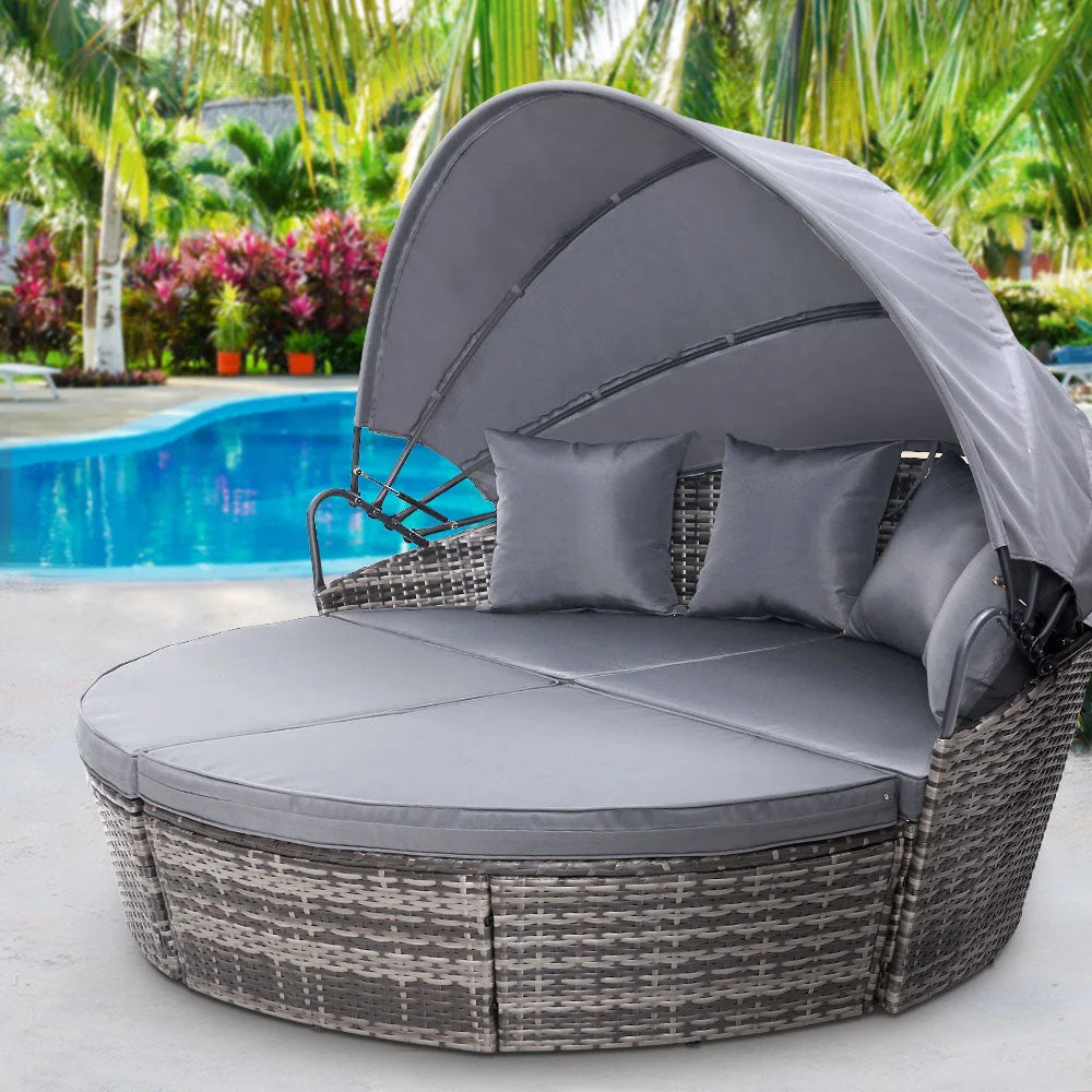 Outdoor Lounge Setting Patio Furniture Sofa Wicker Garden