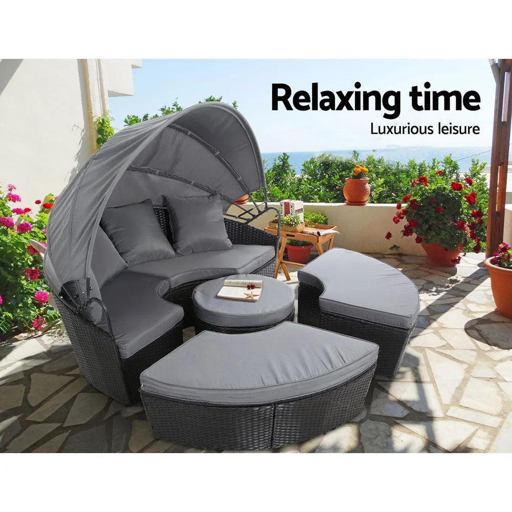 Outdoor Lounge Setting Sofa Patio Furniture Wicker Garden