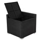 Outdoor Modular Lounge Sofa 6PCS Coogee - Black - Furniture