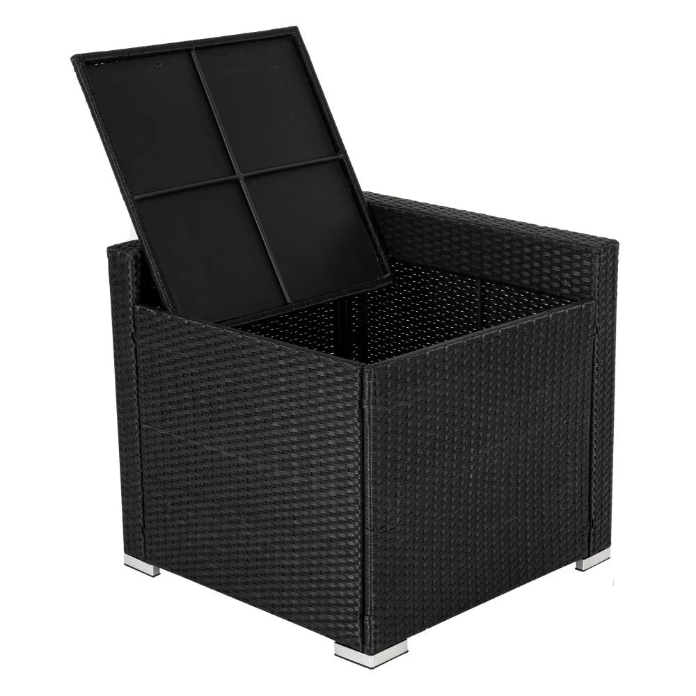 Outdoor Modular Lounge Sofa 6PCS Coogee - Black - Furniture