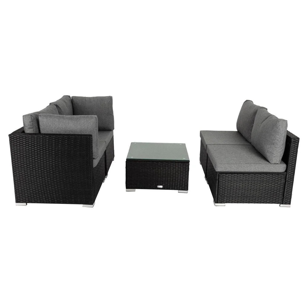 Outdoor Modular Lounge Sofa Bondi - Black - Furniture