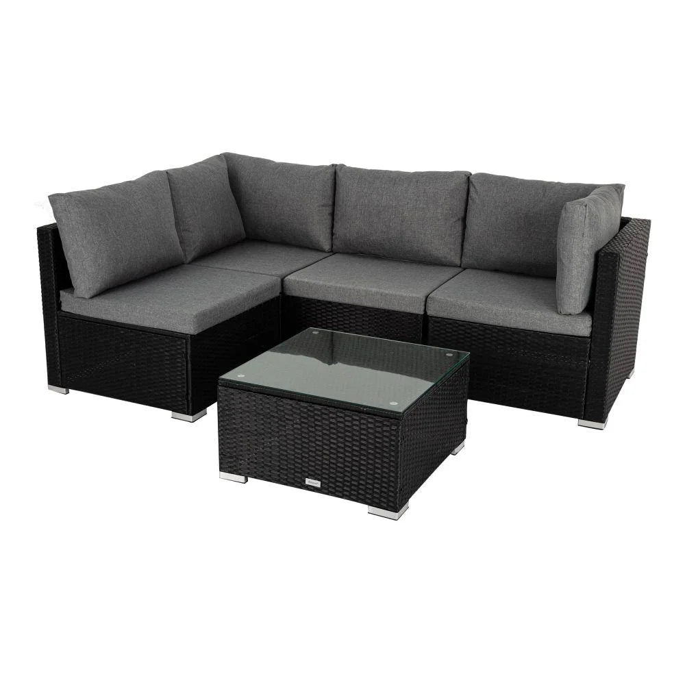 Outdoor Modular Lounge Sofa Bondi - Black - Furniture