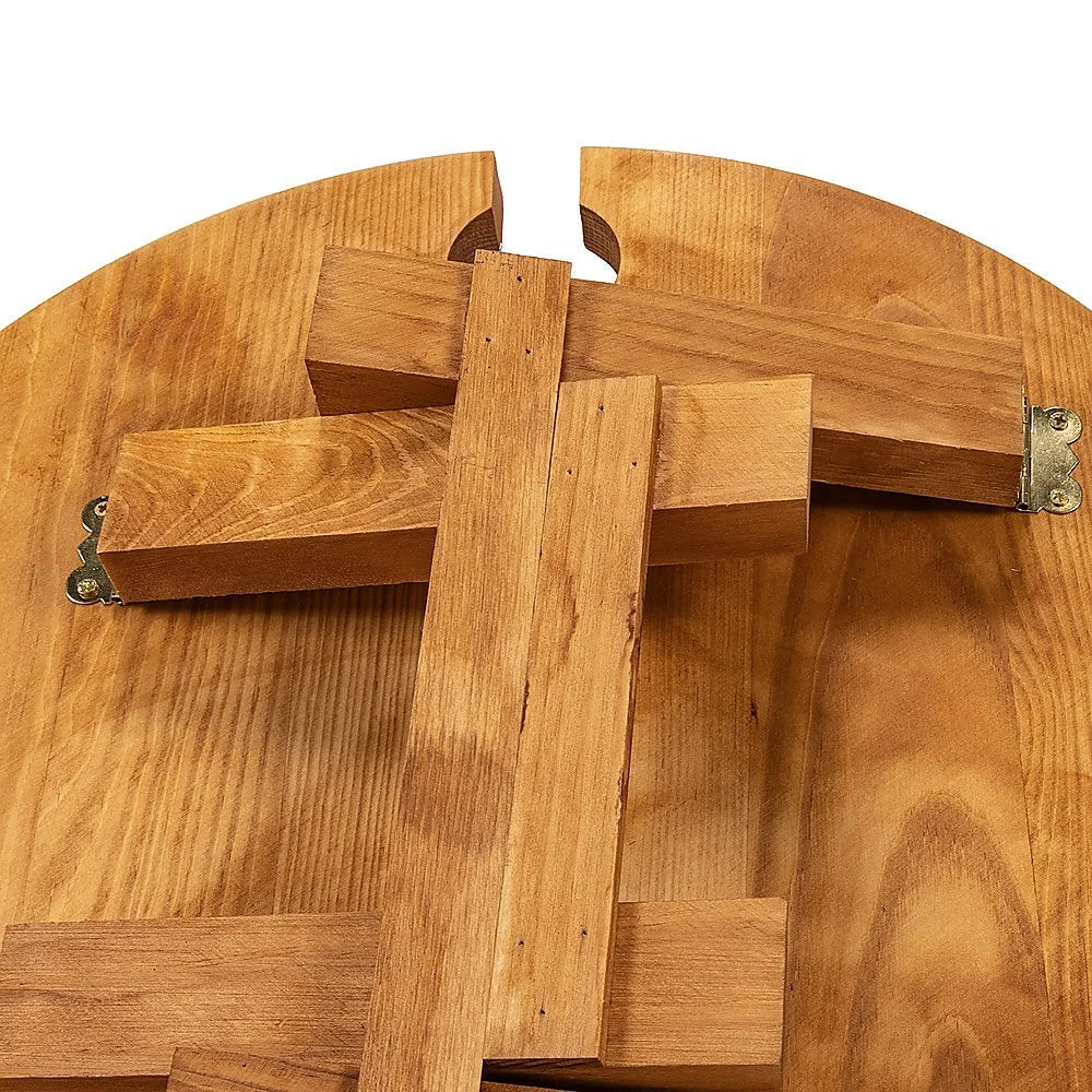 Outdoor Picnic Table - Wooden Portable Folding Mini Wine
