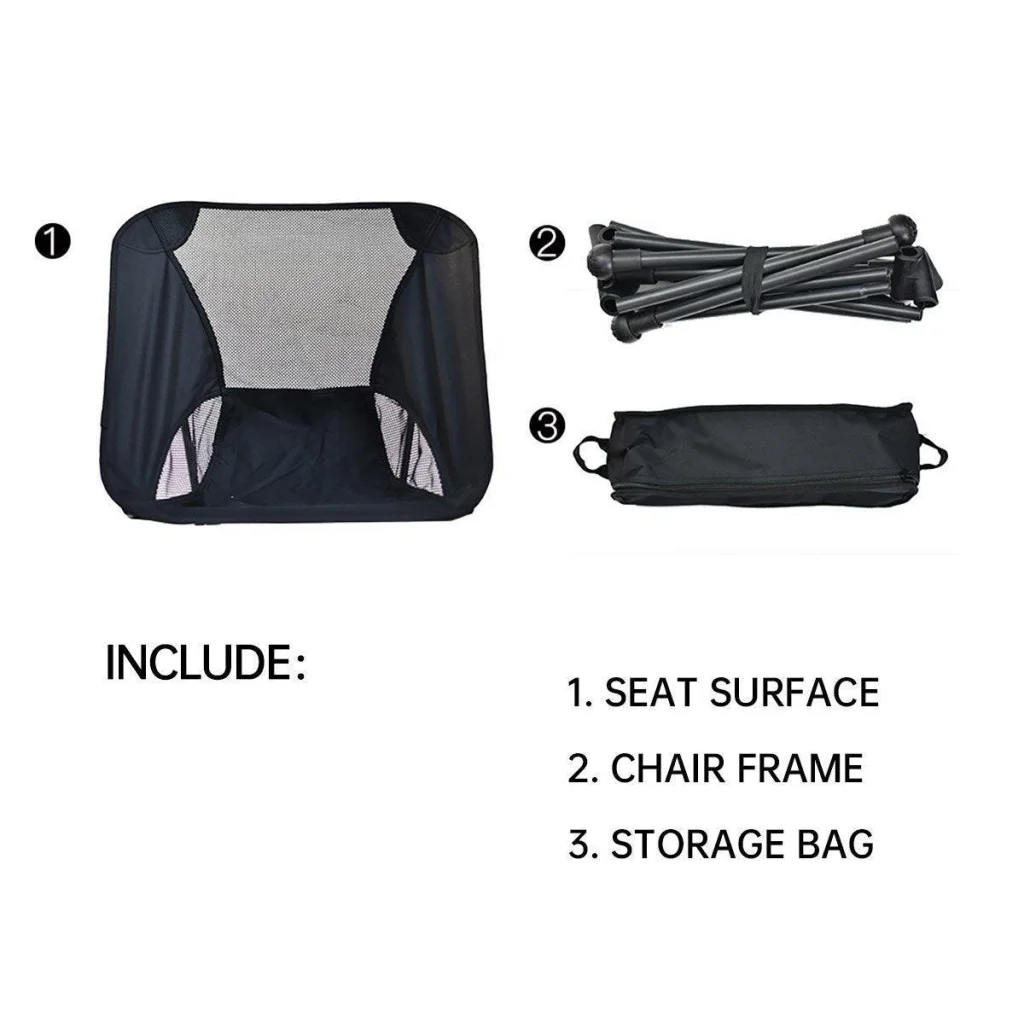 Outdoor Portable Lightweight Folding Camping Chair High