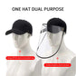 Outdoor Protection Hat Premium Anti-Fog Pollution Dust Saliva Face Shield for Kids - Pink