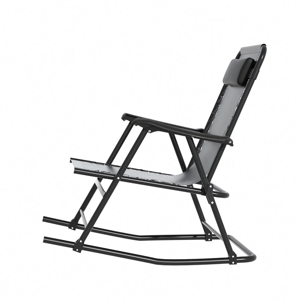 Outdoor Rocking Chair Folding Reclining Recliner Patio