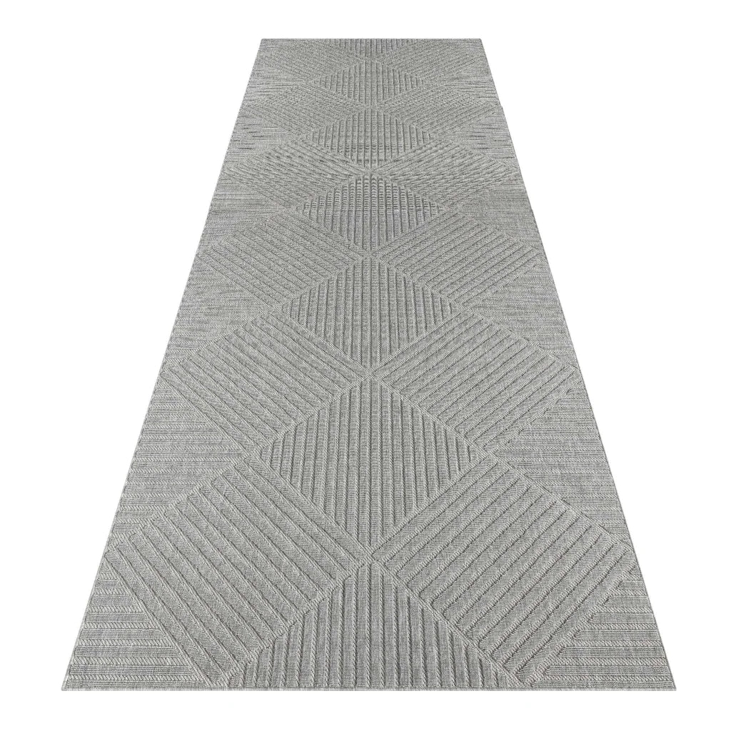 Outdoor Rug - Light Grey - 160x230 - Home & Garden