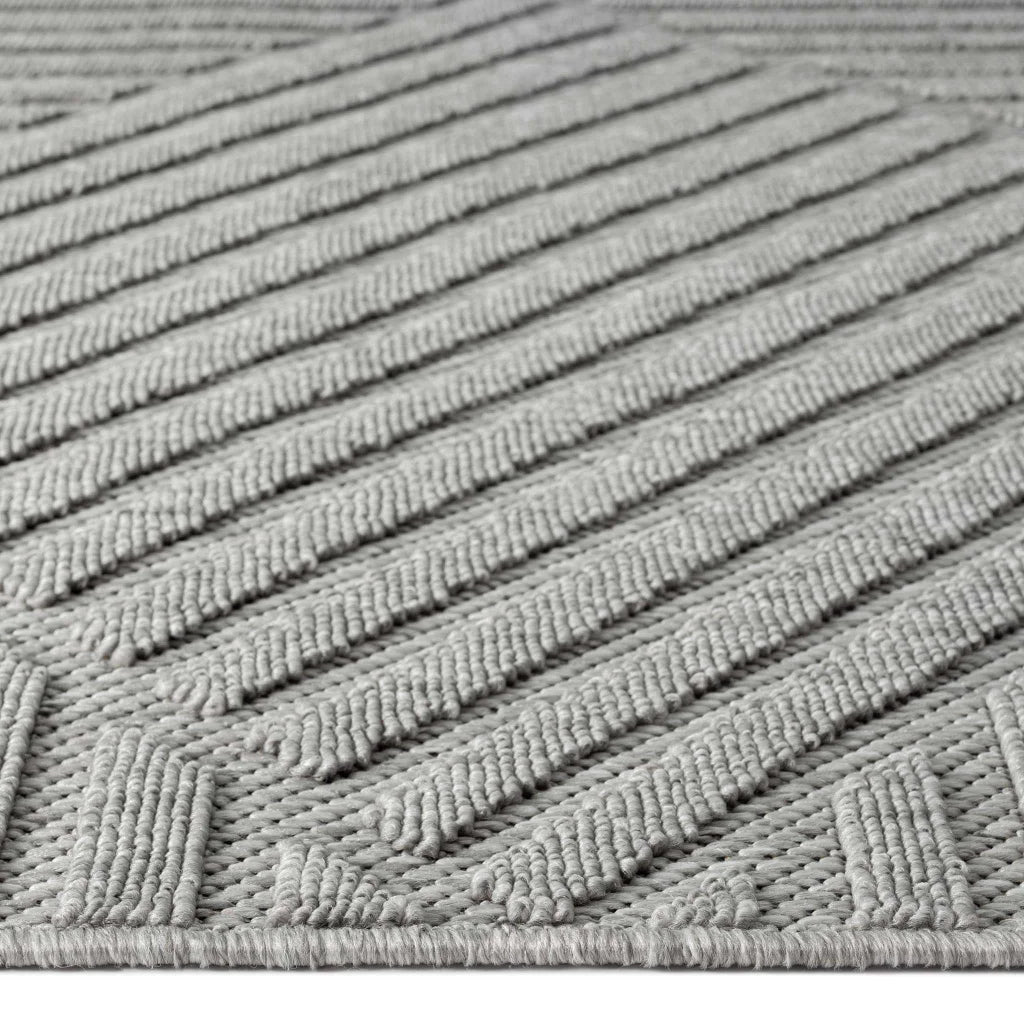 Outdoor Rug - Light Grey - 160x230 - Home & Garden