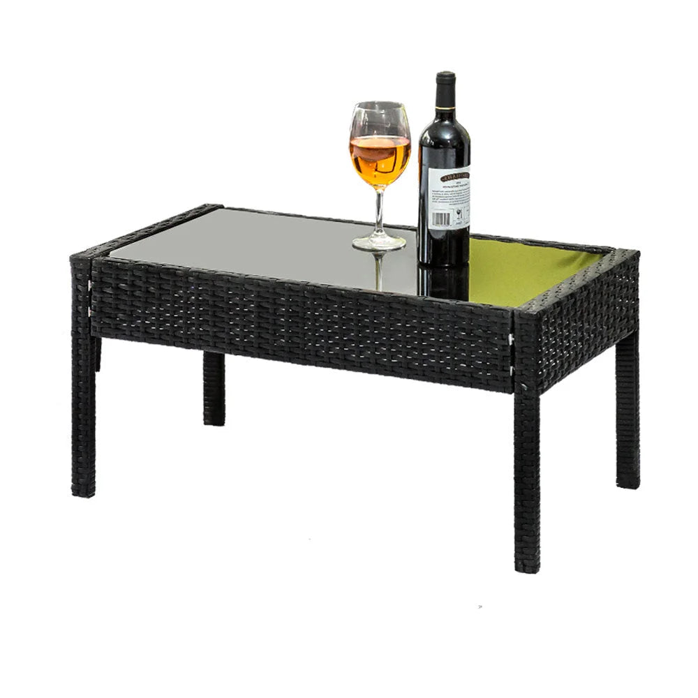 Outdoor Sofa Set Wicker Lounge Setting Table and Chairs