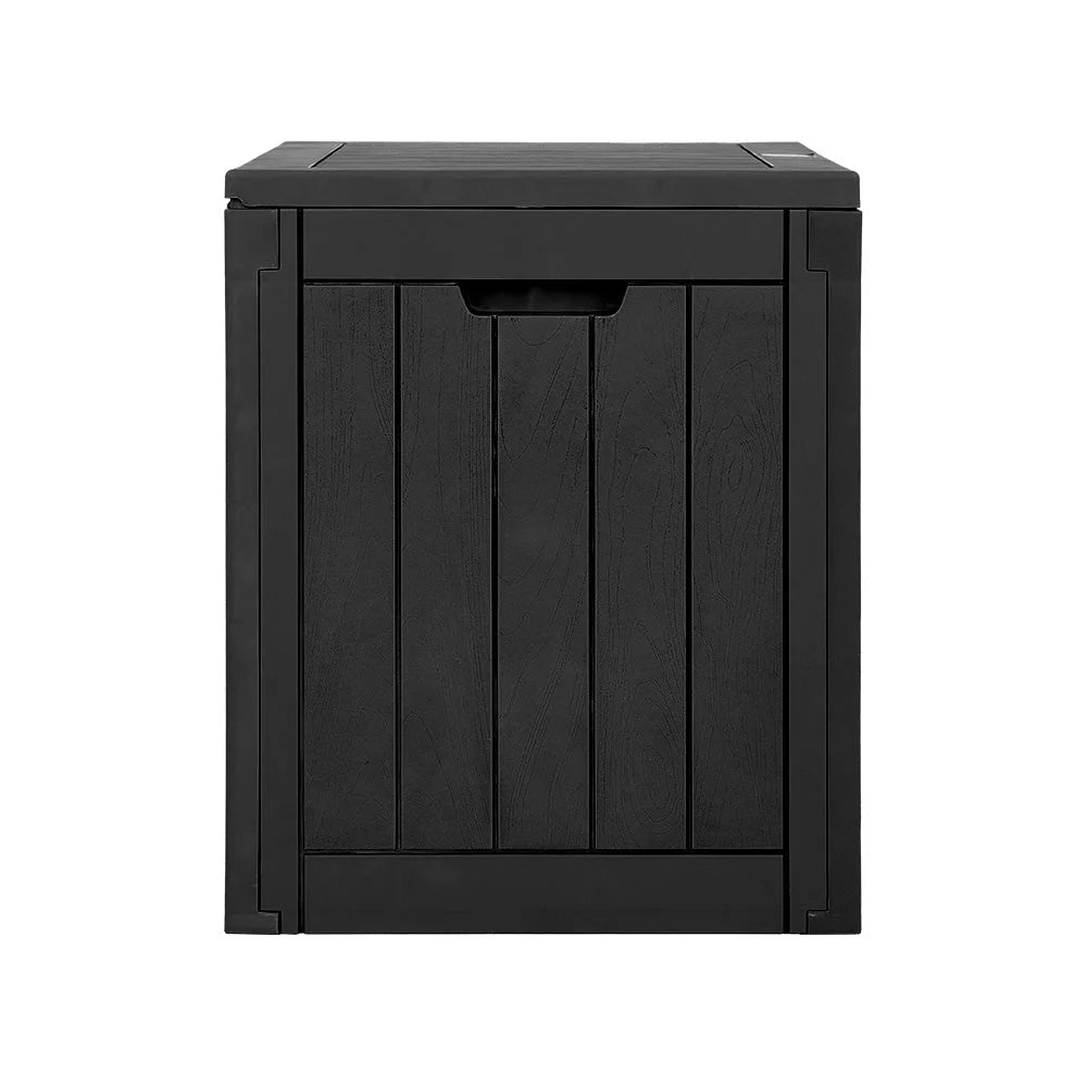 Outdoor Storage Box 118L Lockable Container Indoor Garden
