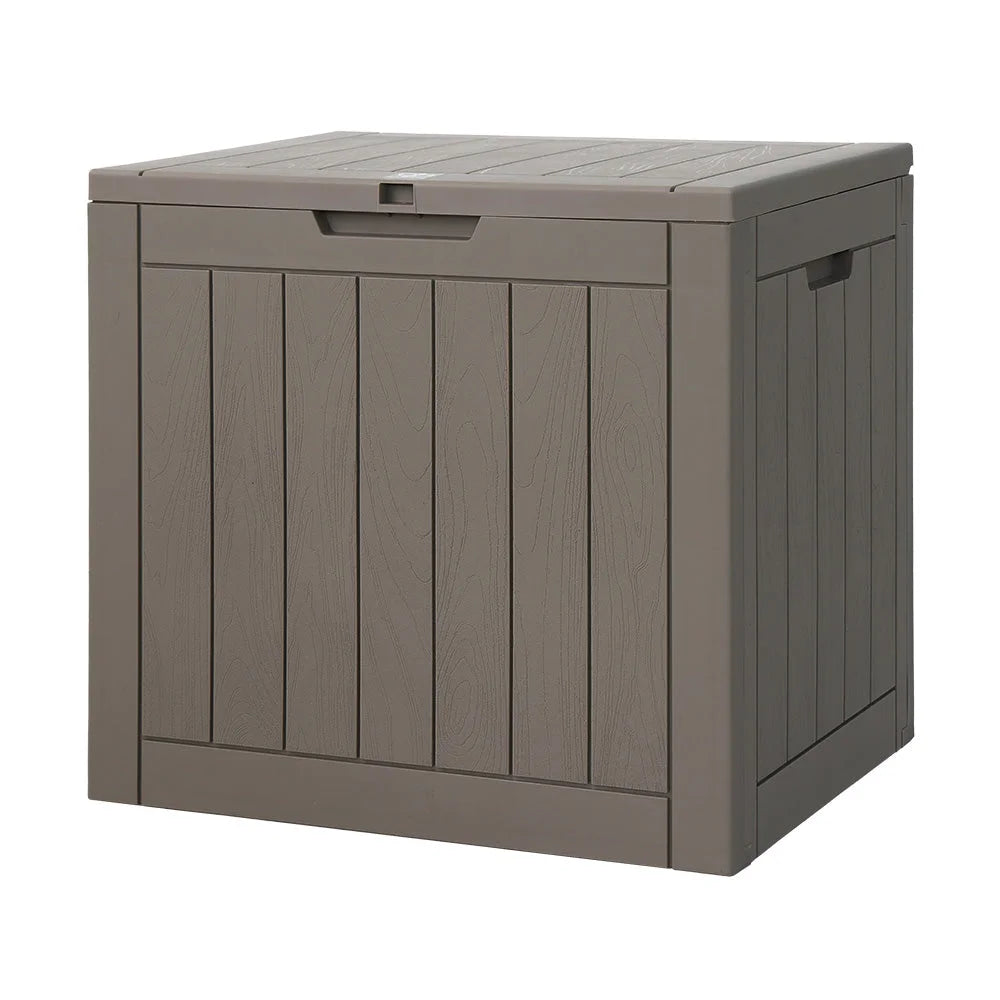 Outdoor Storage Box 118L Lockable Container Indoor Garden