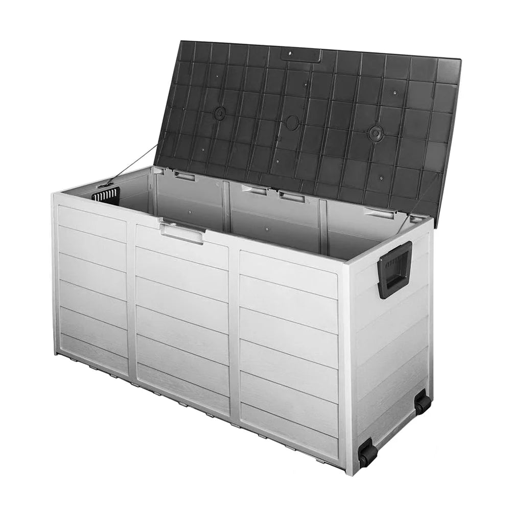 Outdoor Storage Box 290L - Black - Storage