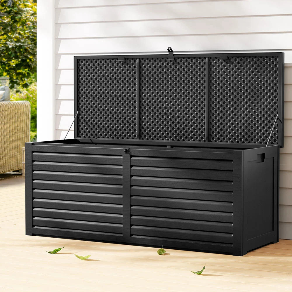 Outdoor Storage Box 390L Lockable Container Toy Tools Shed