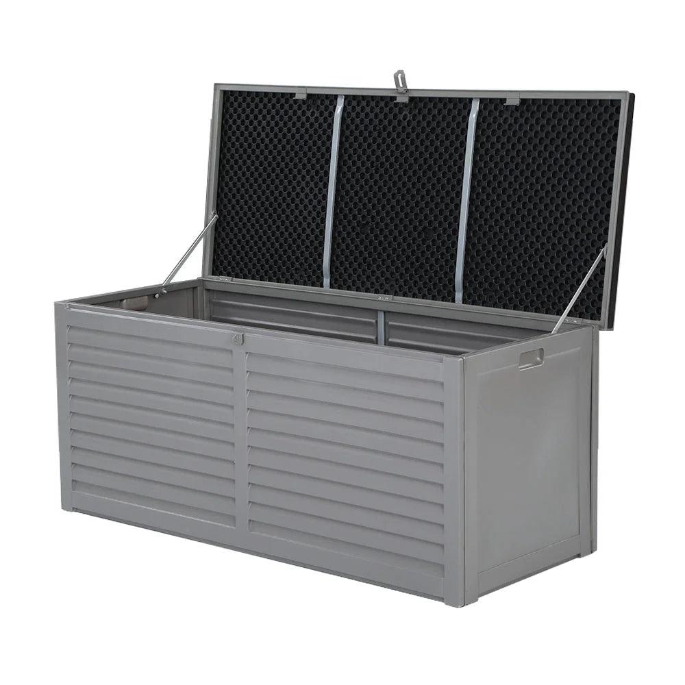 Outdoor Storage Box 490L Bench Seat Indoor Garden Toy Tool