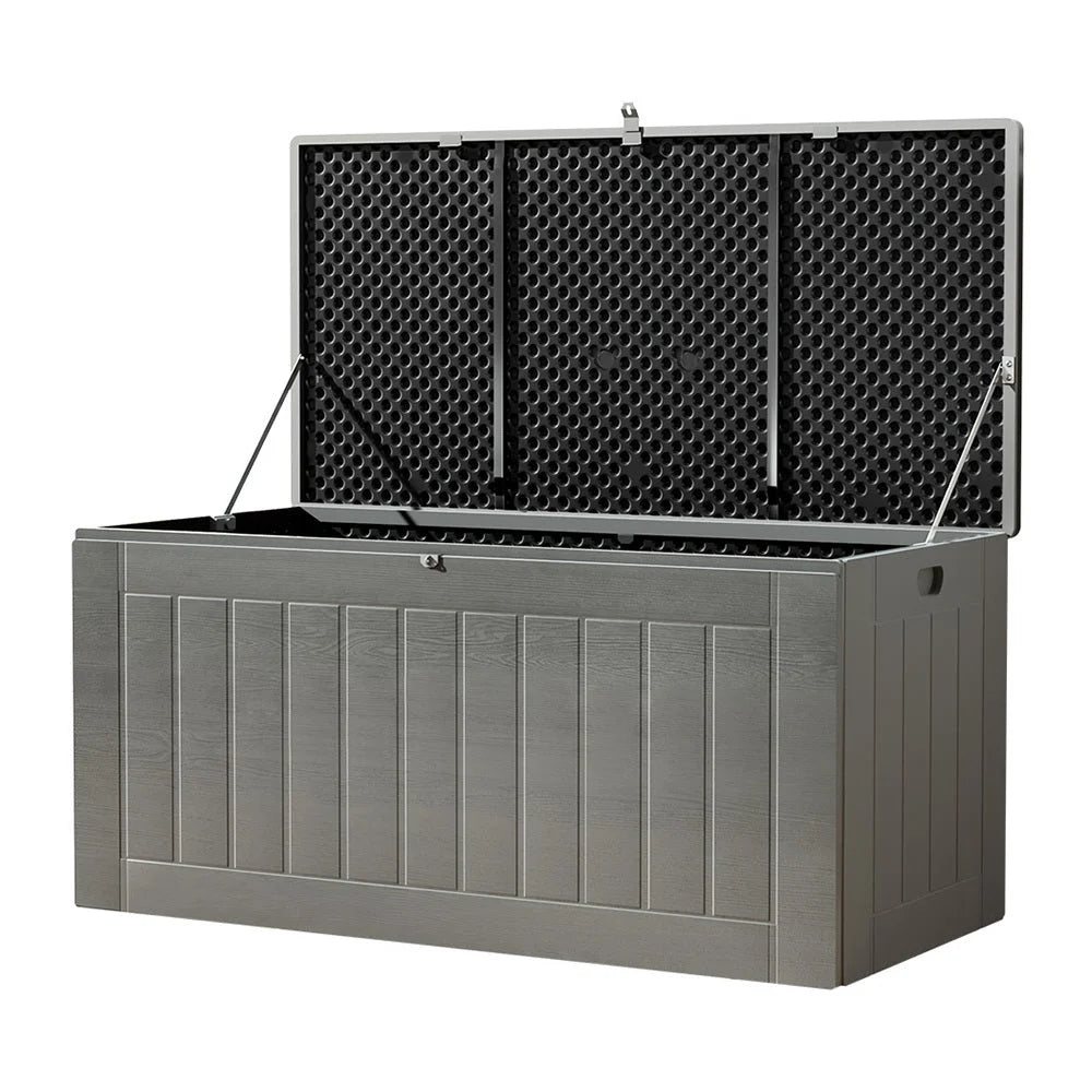 Outdoor Storage Box 830L Lockable Container Garden Bench