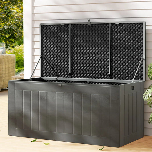Outdoor Storage Box 830L Lockable Container Garden Bench