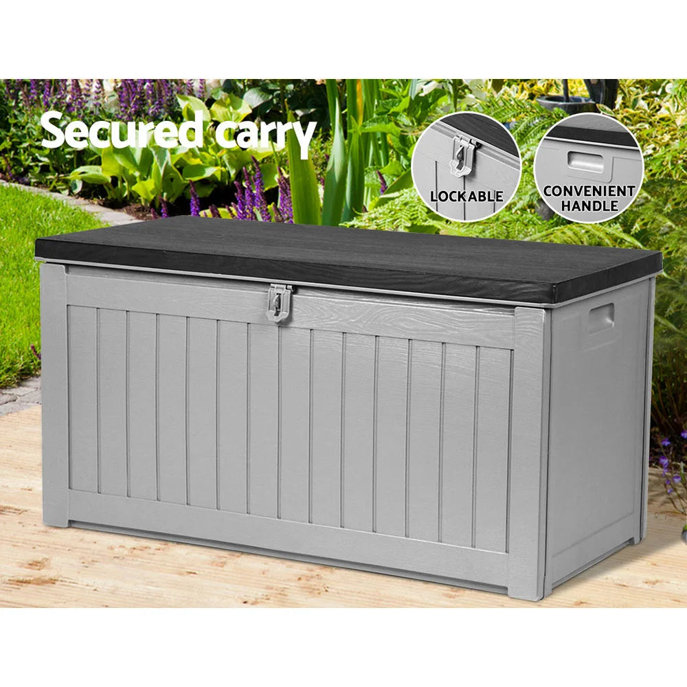 Outdoor Storage Box Bench Seat 190 L - Storage