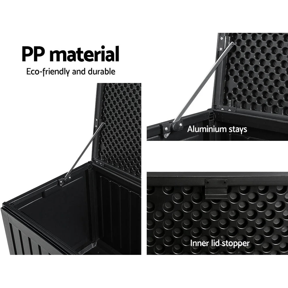 Outdoor Storage Box Container Garden Toy Indoor Tool Chest