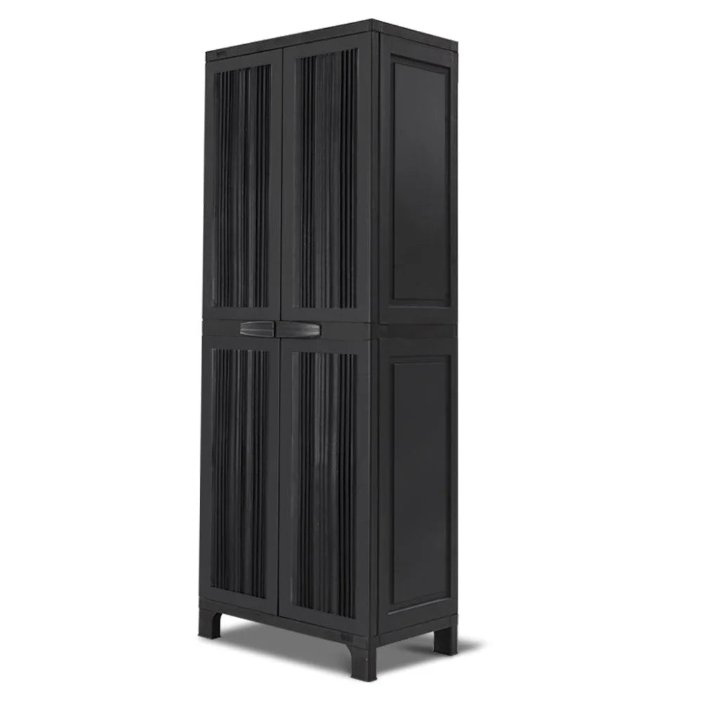 Outdoor Storage Cabinet Lockable Tall 173CM Garden Sheds