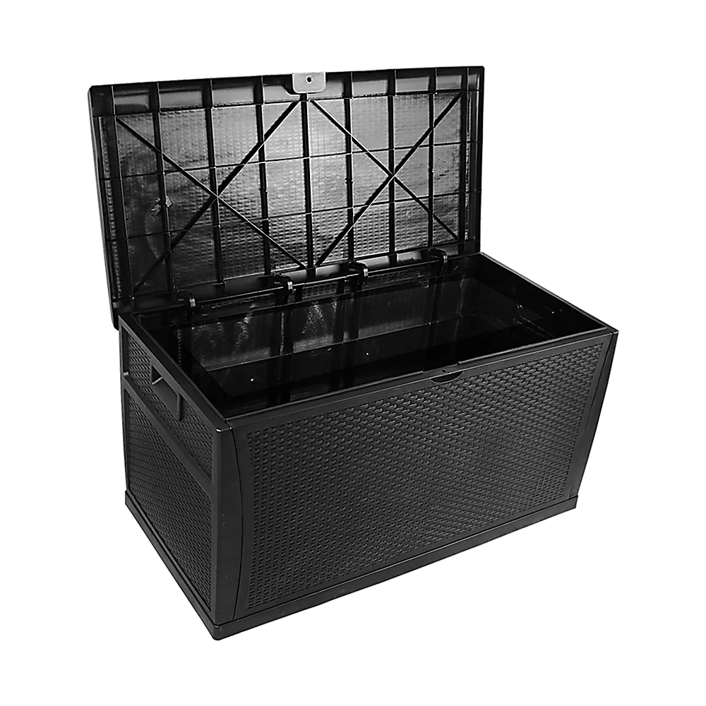 Outdoor Storage Plastic Bench Box 450L Patio Deck Box