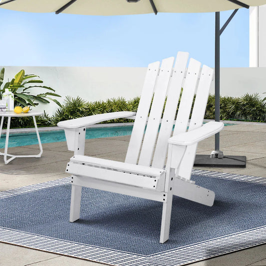 Outdoor Sun Lounge Beach Chairs Table Setting Wooden