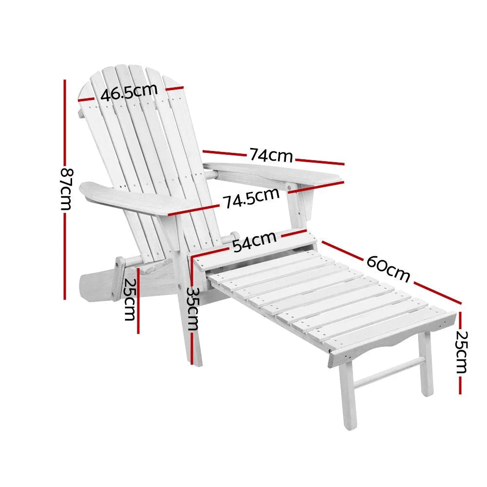 Outdoor Sun Lounge Chairs Set of 2 Patio Furniture Lounger