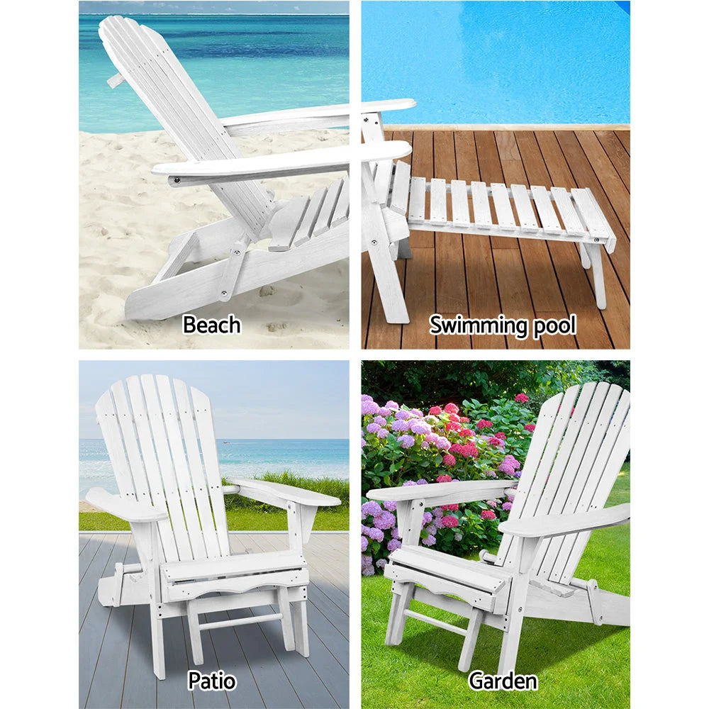 Outdoor Sun Lounge Chairs Set of 2 Patio Furniture Lounger