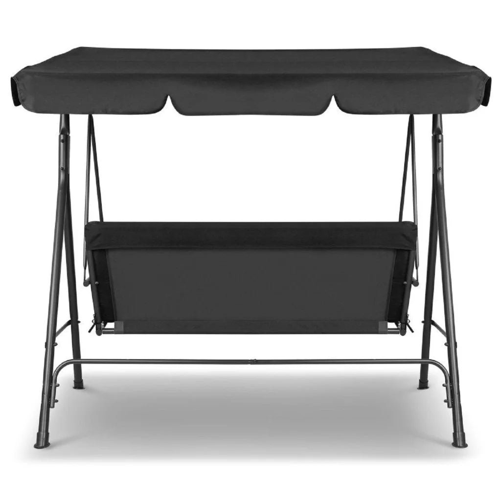 Outdoor Swing Bench Seat Chair Canopy 3-Seater Garden