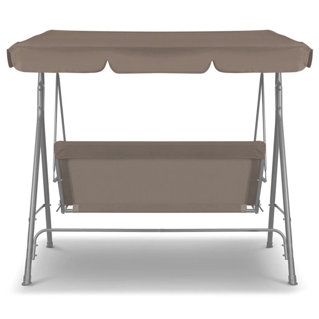 Outdoor Swing Bench Seat Chair Canopy 3-Seater Garden