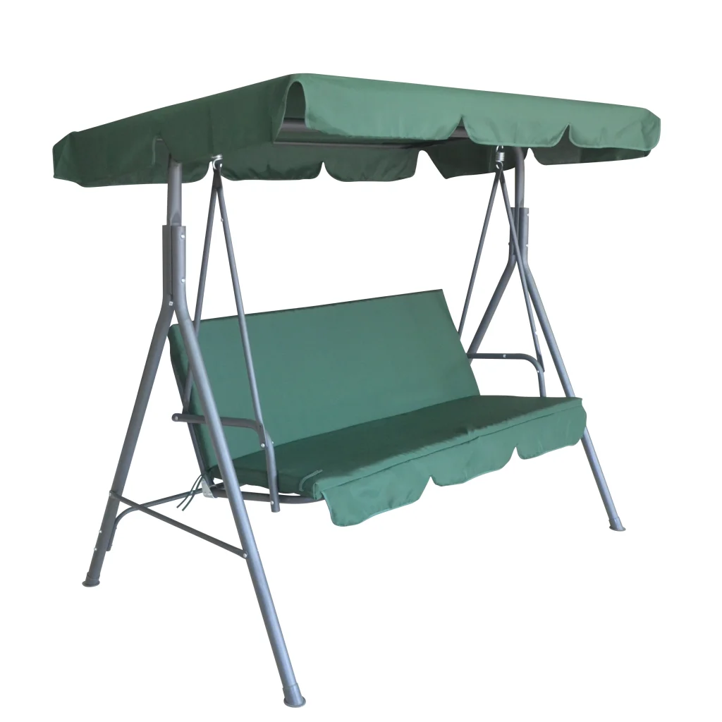 Outdoor Swing Bench Seat Chair Canopy 3-Seater Garden