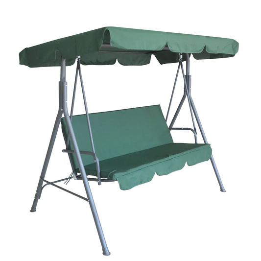 Outdoor Swing Bench Seat Chair Canopy 3-Seater Garden