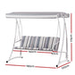 Outdoor Swing Chair Garden Bench Furniture Canopy 3-Seater