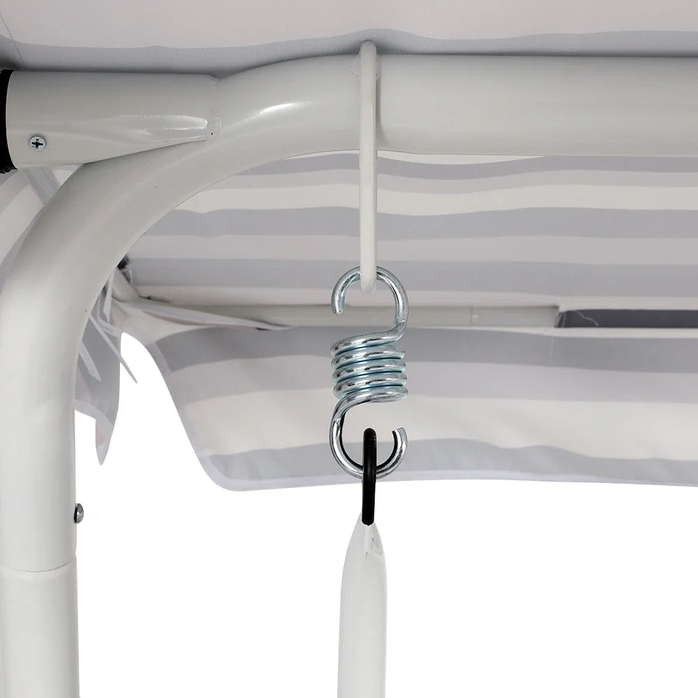 Outdoor Swing Chair Garden Bench Furniture Canopy 3-Seater